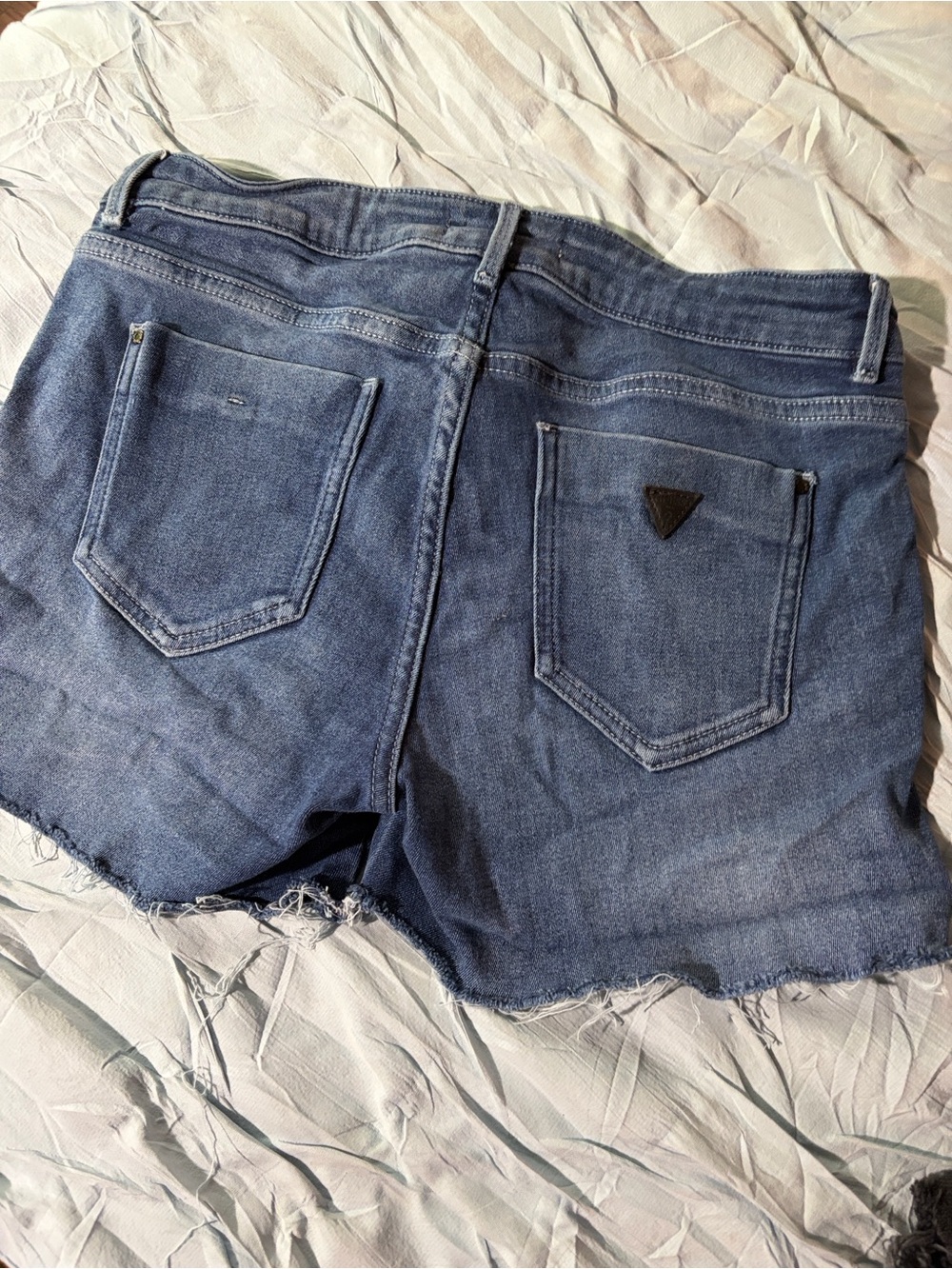 GUESS TRUE Y2K MICRO MINI LOW RISE JEAN SHORTS - Picture 3 of 6